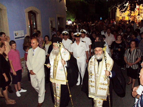 Με λαμπρότητα γιορτάστηκε η μνήμη της Αγίας Μαρίνας, στην ομώνυμη Ενορία της Λέρου Αγία Μαρίνα Λέρου