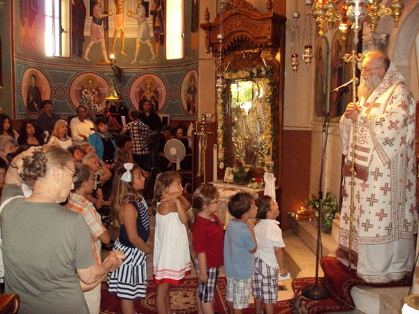 Με λαμπρότητα γιορτάστηκε η μνήμη της Αγίας Μαρίνας, στην ομώνυμη Ενορία της Λέρου Αγία Μαρίνα Λέρου