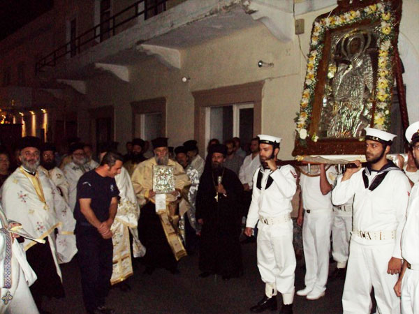 Με λαμπρότητα γιορτάστηκε η μνήμη της Αγίας Μαρίνας, στην ομώνυμη Ενορία της Λέρου Αγία Μαρίνα Λέρου