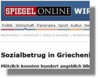 Spiegel:Κάλυμνος, το νησί των δήθεν τυφλών
