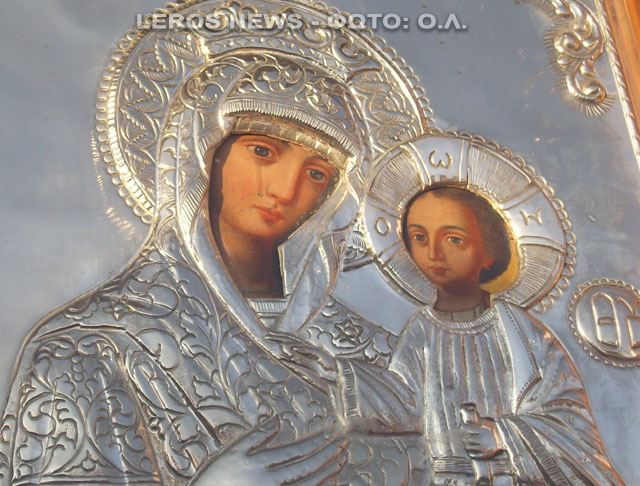 Δείτε το δάκρυ στην εικόνα της Παναγίας στον Ξηρόκαμπο Λέρου!