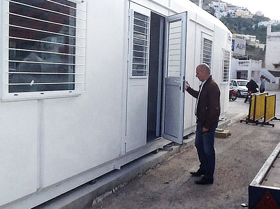 Τοποθετήθηκε ο ΠΡΟΚΑΤ οικίσκος στην Αγ. Μαρίνα για τη Θεσμοθέτηση του λιμανιού ως συνοριακού σημείου διέλευσης! ΠΡΟΚΑΤ οικίσκος