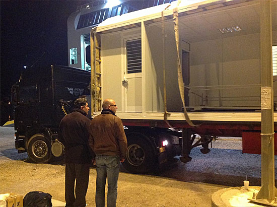 Τοποθετήθηκε ο ΠΡΟΚΑΤ οικίσκος στην Αγ. Μαρίνα για τη Θεσμοθέτηση του λιμανιού ως συνοριακού σημείου διέλευσης! ΠΡΟΚΑΤ οικίσκος