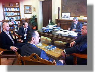 Συνάντηση Δημάρχου Λέρου με τον Περιφερειάρχη Ν. Αιγαίου