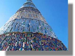 ΛΕΡΟΣ: Χριστουγεννιάτικο δέντρο από ανακυκλώσιμα υλικά από το Γενικό Λύκειο Λέρου!