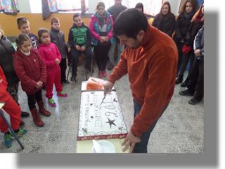 ΛΕΡΟΣ: Η κοπή της πίτας στο Δημοτικό Σχολείο Ξηροκάμπου