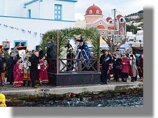 ΛΕΡΟΣ: Με λαμπρότητα ο εορτασμός των Θεοφανείων