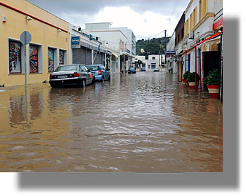 Η Λέρος μετρά τις πληγές της από την πρωτοφανή κακοκαιρία [ΦΩΤΟΡΕΠΟΡΤΑΖ]