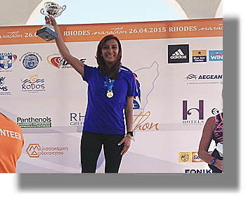 Η Ουρανία Ρεμπούλη νικήτρια στον 2ο Διεθνή Μαραθώνιο Ρόδου