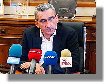 Συνέντευξη Τύπου του Περιφερειάρχη Νοτίου Αιγαίου  Γιώργου Χατζημάρκου
