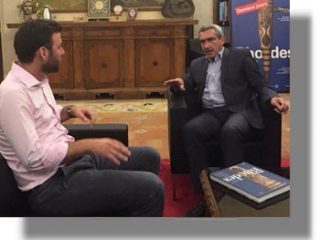 Συναντήσεις του υποψήφιου με το Ποτάμι Α. Γρύλλη στη Ρόδο