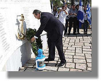 Παρουσία του Πάνου Καμμένου οι εκδηλώσεις για την 72η επέτειο βύθισης του Α/Τ Β. Όλγα