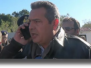 ΛΕΡΟΣ: Επίσκεψη Πάνου Καμμένου στο Κέντρο Υποδοχής Μεταναστών [video]