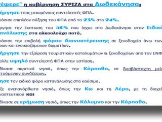 Στέφανος Δράκος: Οι κυβερνώντες «αφανίζουν» τα Δωδεκάνησα &#8211; Τι &#8220;προσέφερε&#8221; η συγκυβέρνηση στα νησιά(!)