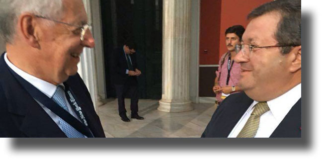 ΛΕΡΟΣ: Στο συνέδριο του Athens Democracy Forum ο Παντελής Μαραβέλιας