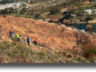 ΛΕΡΟΣ: Δεντροφύτευση στην πυρόπληκτη περιοχή των Λεπίδων από τον Δήμο