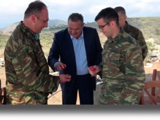 Επίσκεψη Καμμένου σε Αγαθονήσι και Φαρμακονήσι το Πάσχα