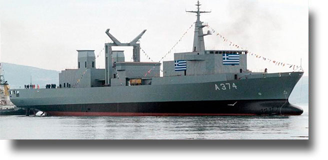 Στους Λειψούς το πολεμικό πλοίο «Προμηθεύς»