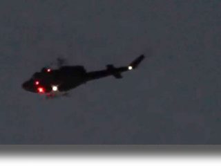 ΛΕΡΟΣ: Διέλευση δύο ελικοπτέρων σε χαμηλή πτήση