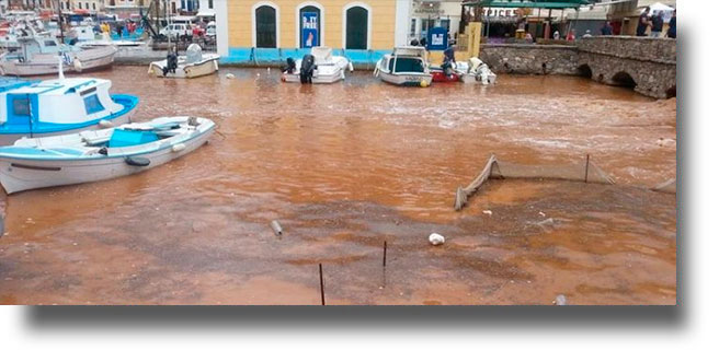 Σύμη: Αυτοκίνητα στη θάλασσα, έρευνες για εγκλωβισμένους