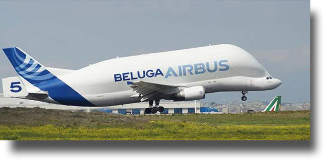 Η… φάλαινα των αιθέρων στο Ελευθέριος Βενιζέλος -Το εντυπωσιακό αεροσκάφος Beluga της Airbus