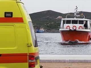 Διακομιδή 2χρονης στο Νοσοκομείο Λέρου