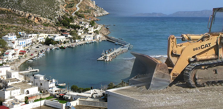 ΛΕΡΟΣ: Προς κατεδάφιση 20 αυθαίρετα – 421 συνολικά στα Δωδεκάνησα