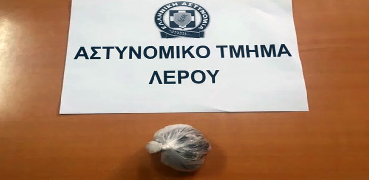 ΛΕΡΟΣ: Σύλληψη 21χρονου για ναρκωτικά