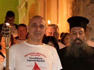 ΛΕΡΟΣ: Συμμετοχή Δημάρχου στη 16η Λαμπαδηδρομία Εθελοντών Αιμοδοτών