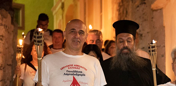 ΛΕΡΟΣ: Συμμετοχή Δημάρχου στη 16η Λαμπαδηδρομία Εθελοντών Αιμοδοτών