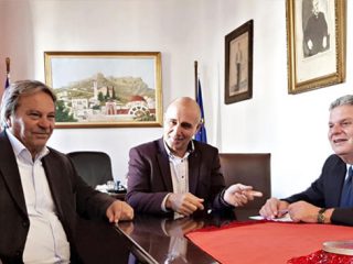 Επίσκεψη του Υποψήφιου Περιφερειάρχη κ Μανώλη Γλυνού στην Λέρο