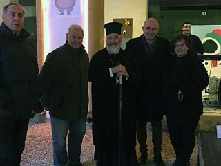 Λέρος: Επίσκεψη στο Χριστουγεννιάτικο Χωριό της Αγάπης από Δήμαρχο και Μητροπολίτη