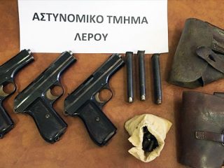 Λέρος: Συνελήφθη στο αεροδρόμιο 79χρονος με.. ημιαυτόματο πιστόλι