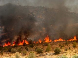 Λέρος: Υποψίες εμπρησμού για την πυρκαγιά στην περιοχή της Αγ. Ειρήνης