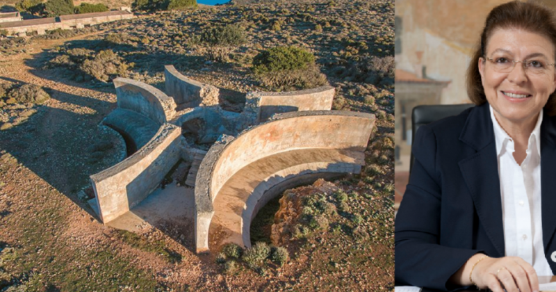 Λίνα Μενδώνη για Λέρο: «Θ&#8217; αναδείξουμε τη νεότερη ιστορική κληρονομιά της χώρας»