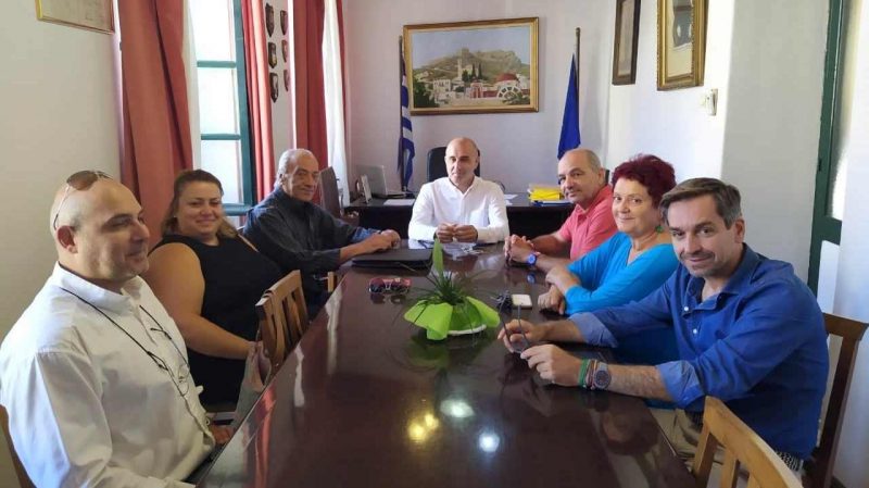 Λέρος: Συνάντηση Δημάρχου με το Δ.Σ. του Συλλόγου Εθελοντών Αιμοδοτών &#8220;Η Ζωή&#8221;
