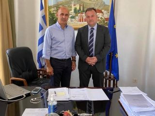 ΛΕΡΟΣ: ΣΥΝΑΝΤΗΣΗ ΔΗΜΑΡΧΟΥ ΛΕΡΟΥ ΜΕ ΤΟΝ ΒΟΥΛΕΥΤΗ ΔΩΔΕΚΑΝΗΣΟΥ ΙΩΑΝΝΗ ΠΑΠΠΑ