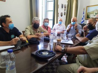 Έκτακτη σύσκεψη Πολιτικής Προστασίας στον Δήμο Λέρου