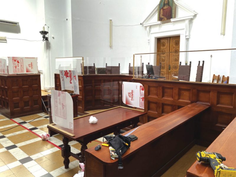 Λήψη μέτρων προστασίας από τον κορωνοϊό στο Εφετείο Δωδεκανήσου