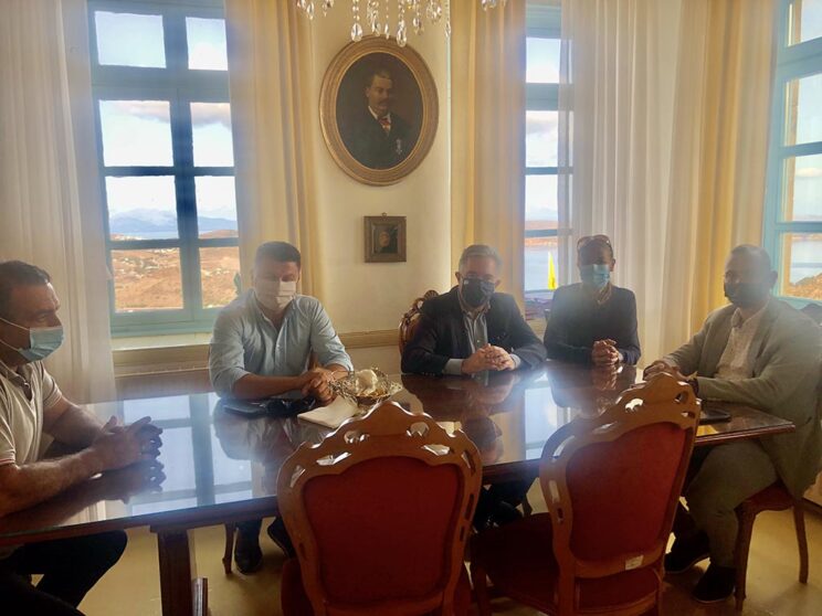 Επίσκεψη του Βουλευτή Δωδεκανήσου Βασ. Υψηλάντη στην Πάτμο και Κάλυμνο