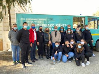 ΔΕΛΤΙΟ ΤΥΠΟΥ &#8211; ΕΠΙΣΚΕΨΗ ΔΗΜΑΡΧΟΥ ΛΕΡΟΥ ΣΤΟΥΣ ΕΘΕΛΟΝΤΕΣ ΑΙΜΟΔΟΤΕΣ