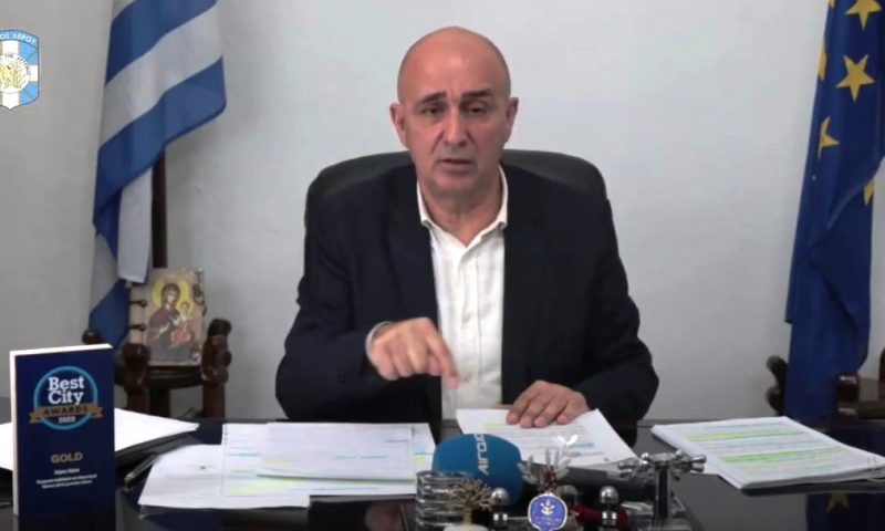 Λέρος: Η συνέντευξη Τύπου του Δημάρχου κ. Μιχάλη Κόλια &#8211; Τι απάντησε σε όσα δήλωσε ο κ. Κωττάκης [VIDEO]