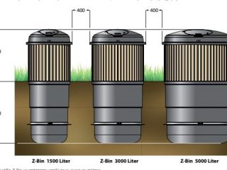 Λέρος: Τίθενται σε λειτουργία είκοσι έξι (26) συστήματα υπόγεια αποθήκευσης απορριμμάτων (Υπόγειοι κάδοι)