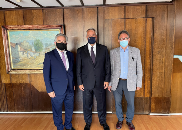 Συνάντηση του Βουλευτή Δωδεκανήσου και Κοσμήτορα της Βουλής Βασίλη Α. Υψηλάντη με το Δήμαρχο Νισύρου Χριστοφή Κορωναίο και την ηγεσία του Υπουργείου Εσωτερικών