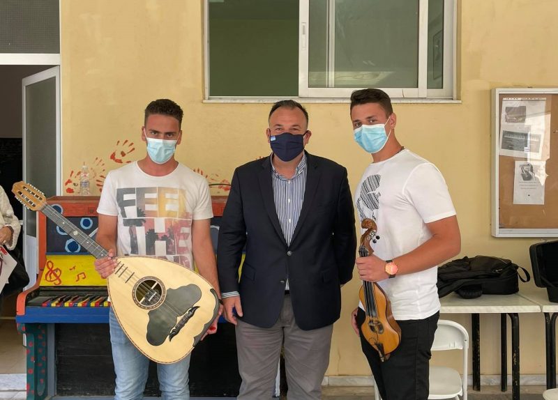 Επίσκεψη Ιωάννη Παππά στο Μουσικό Σχολείο. Εξασφάλισε πόρους για την αναβάθμιση των υποδομών