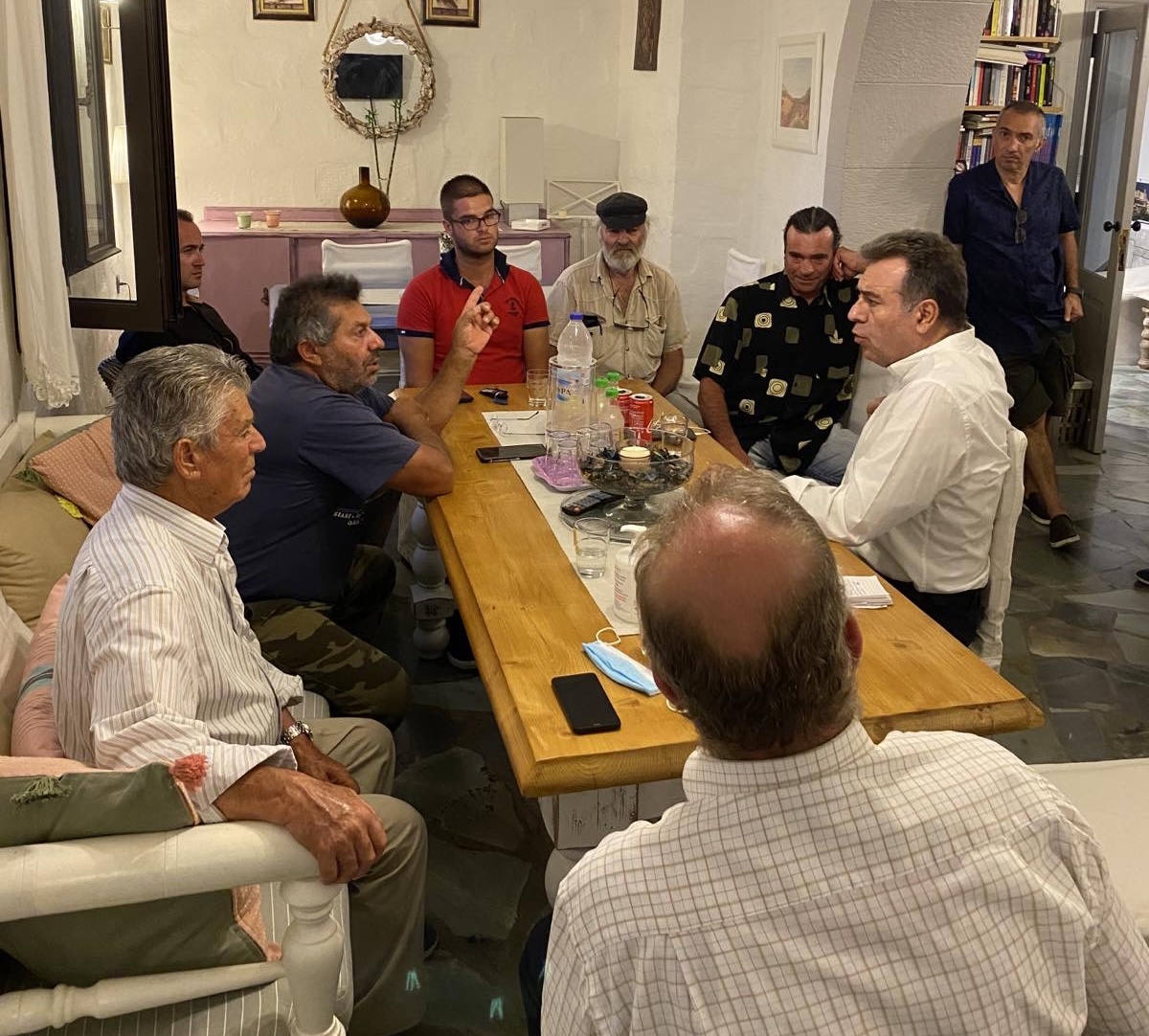 Συναντήσεις του Μάνου Κόνσολα με φορείς και πολίτες στην Πάτμο