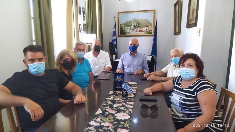 ΣΥΝΑΝΤΗΣΗ ΔΗΜΑΡΧΟΥ ΛΕΡΟΥ ΜΕ ΤΟ Δ.Σ. ΤΗΣ ΠΑΝΕΛΛΗΝΙΑΣ ΕΝΩΣΗΣ ΛΕΡΙΩΝ