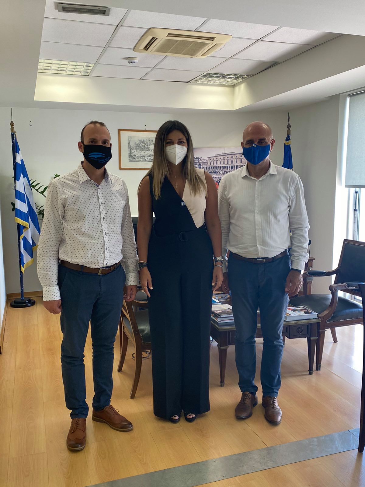 Συνάντηση Δημάρχου Λέρου με την Υφυπουργό Τουρισμού Σοφία Ζαχαράκη