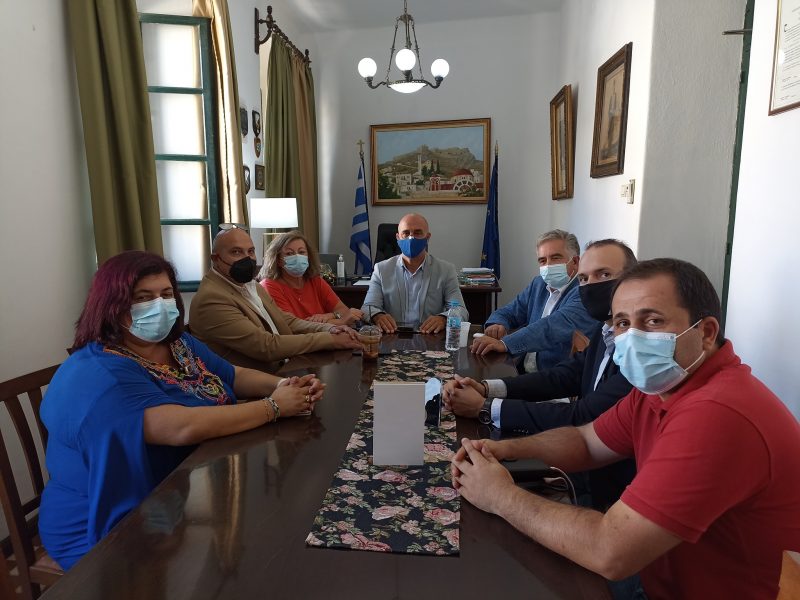 ΣΥΝΑΝΤΗΣΗ ΕΡΓΑΣΙΑΣ ΔΗΜΑΡΧΟΥ ΛΕΡΟΥ ΜΕ ΤΟΝ ΒΟΥΛΕΥΤΗ ΔΩΔΕΚΑΝΗΣΟΥ ΒΑΣΙΛΗ ΥΨΗΛΑΝΤΗ