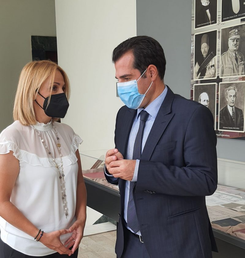 Συνάντηση Μίκας Ιατρίδη με τον Υπουργό Υγείας Θάνο Πλεύρη